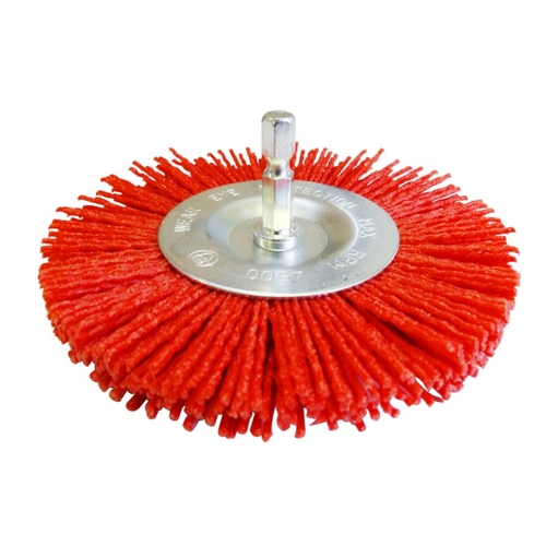 Josco 100mm Abrasive Nylon Wheel Brush Pack of 3
