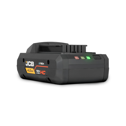 JCB Professional 18V E-TECH Li-Ion Battery 4.0Ah High Capacity - JCB-18BLI-4HC