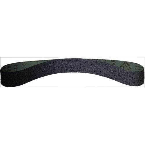 50pcs Klingspor 10mm x 330mm Zirconia Waterproof Filing Belt for Stainless Steel Plastic Leather CS416Y