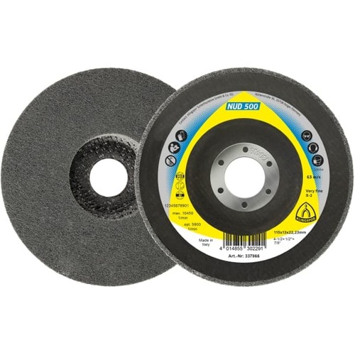 Klingspor 125 x 13 x 22.23mm High Performance Non-Woven Web Wheel Silicon Carbide NUD500