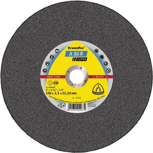 Klingspor Cut-Off Wheel (Supra) Medium Grit for Stainless Steel A36R