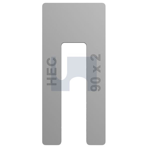 HEC Packing Shims Window Aluminium - 2 - 90 - MPWAL090020 - Pack 50