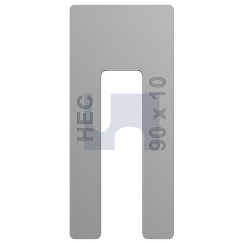 HEC Packing Shims Window Aluminium - 10 - 90 - MPWAL090100 - Pack 50