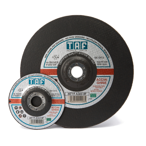 Pack of 25-TAF 115x2.5x22 Depressed Centre Metal Cutting Disc for Angle Grinder