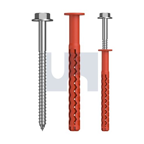 Mungo Gqk-Fo Nylon Frame Plug - 10 - 80 - MYS6ZOGQKFO10080 - Pack 100