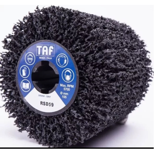 TAF FLAPWHEELS POLITAF DARK FOR SATIN FINISHING 105x100 xB19