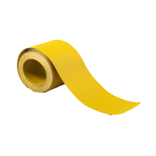 115mm x 25m Yellow Aluminium Oxide Sanding Roll  High-Quality Abrasive Roll for Woodworking & Metalworking-40-400 Grits