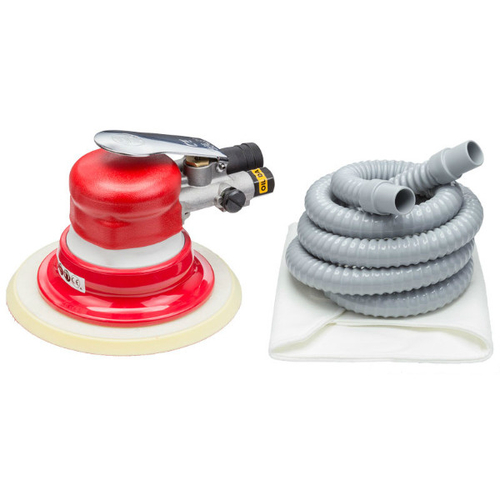 Shinano SI3111-6 - 150mm 6" Palm Grip Velcro Self-Vacuum Dual Action Sander