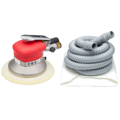 Shinano SI3113-6A - 150mm 6" Palm Grip Velcro Self-Vacuum Dual Action Sander