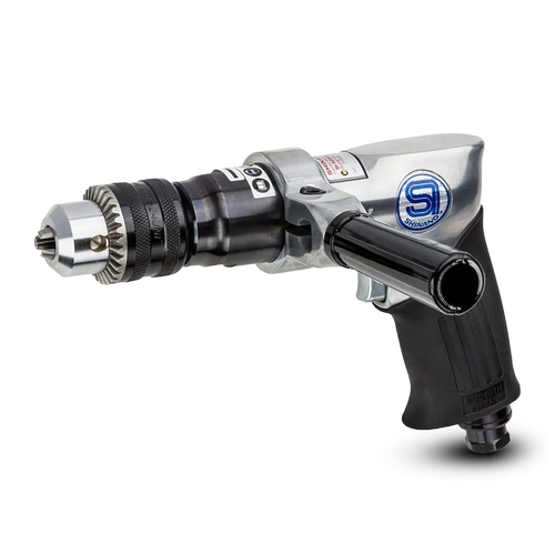 Shinano SI-5200A Heavy Duty Pistol Drill 13mm Chuck | Pneumatic 1/2" Geared Pistol Grip Drill