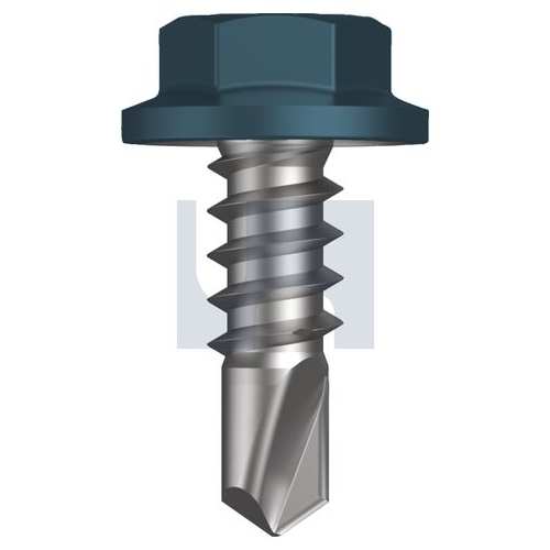 Mungo Metal Sds Flanged Hex Head Blue Ridge (Pacific Blue) -Cl4 - TBRM4FH0818012 - Pack 1000