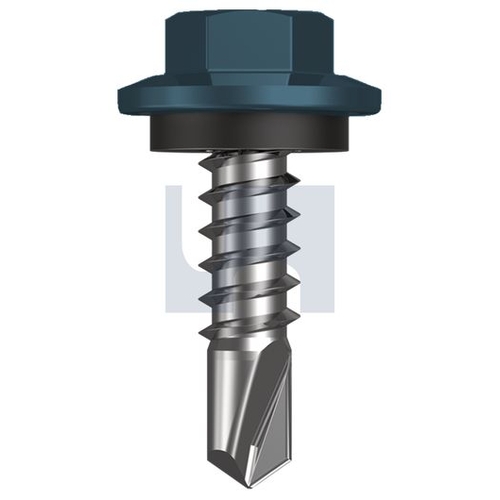 Mungo Metal Sds Hex Head + Washer Blue Ridge (Pacific Blue) -Cl4 - TBRM4SH1214020 - Pack 1000