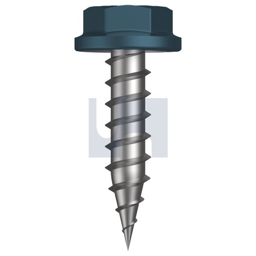 Mungo Needle Pt Sds Flanged Hex Blue Ridge (Pacific Blue) -Cl4 - TBRN4FH1012020 - Pack 1000