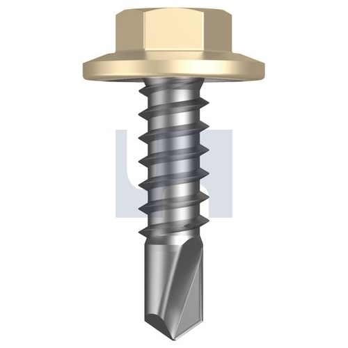 Mungo Metal Sds Flanged Hex Head Classic Cream (Smooth) -Cl4 - TCCM4FH1214020 - Pack 1000