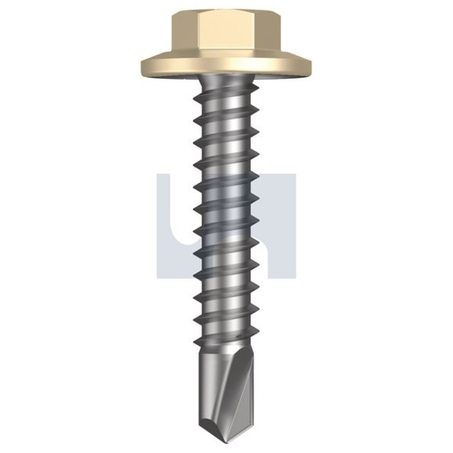 Mungo Metal Sds Flanged Hex Head Classic Cream (Smooth) -Cl4 - TCCM4FH1214030 - Pack 1000