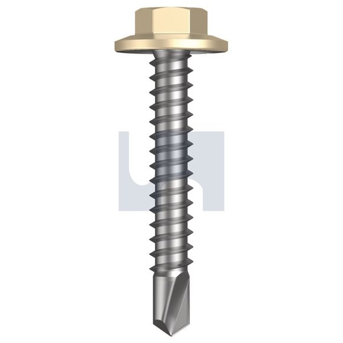 Mungo Metal Sds Flanged Hex Head Classic Cream (Smooth) -Cl4 - TCCM4FH1214035 - Pack 1000