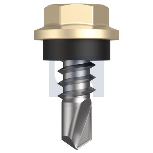 Mungo Metal Sds Hex Head + Washer Classic Cream (Smooth) -Cl4 - TCCM4SH0818012 - Pack 1000