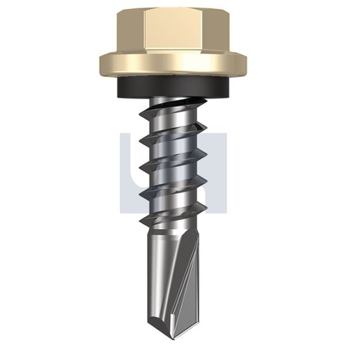 Mungo Metal Sds Hex Head + Washer Classic Cream (Smooth) -Cl4 - TCCM4SH1410025 - Pack 1000