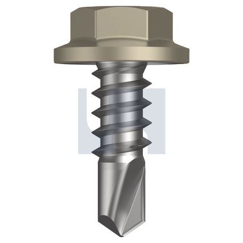 METAL SDS FLANGED HEX HEAD - TCOM4FH0818012 - Pack 1000