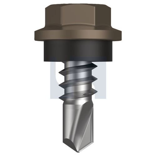 Metal Sds Hex Head + Washer - TJAM4SH0818012 - Pack 1000 - Jasper (Sorrell) -Cl4