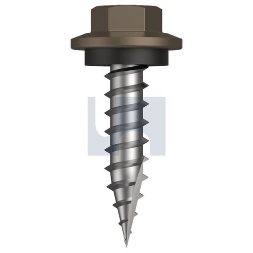 Type 17 Hex Head + Washer - TJAW4SH1211025 - Pack 1000 - Jasper (Sorrell) -Cl4