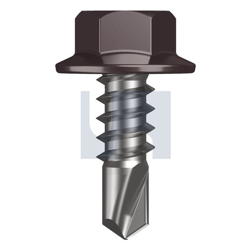 Hobson BDX METAL SDS FLANGED HEX HEAD - TLOM9FH0818012 - Pack 1000