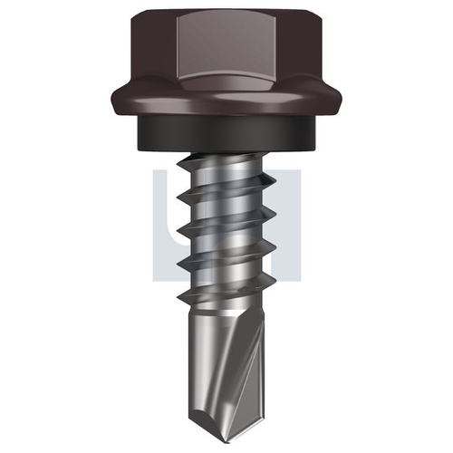 Hobson BDX METAL SDS HEX HEAD+WASHER - TLOM9SH1016016 - Pack 1000