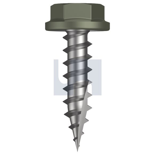 Type 17 Flanged Hex - TMAW4FH1012020 - Pack 1000 - Mangrove - Cl4