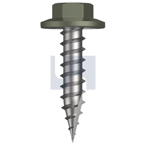 Type 17 Flanged Hex - TMAW4FH1211025 - Pack 500 - Mangrove - Cl4