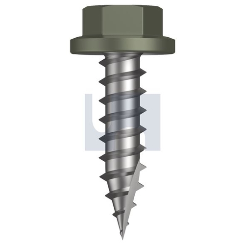 Type 17 Flanged Hex - TMAW4FH1410025 - Pack 1000 - Mangrove - Cl4