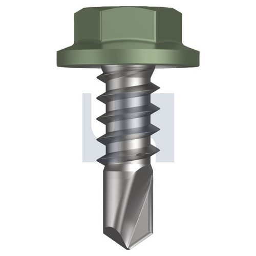 METAL SDS FLANGED HEX HEAD - TPEM4FH0818012 - Pack 1000