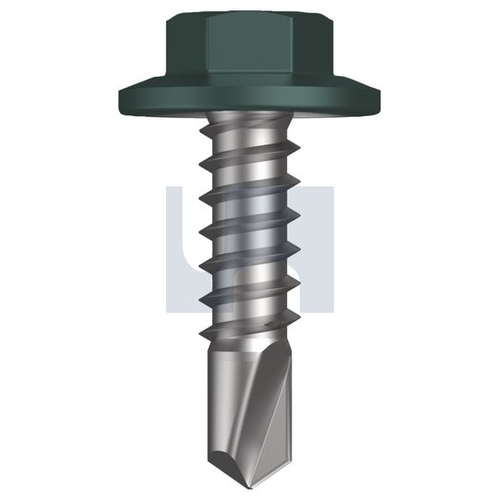 METAL SDS FLANGED HEX HEAD - TPLM4FH1214020 - Pack 1000