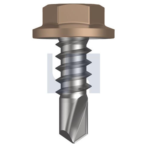 METAL SDS FLANGED HEX HEAD - TSTM4FH0818012 - Pack 1000