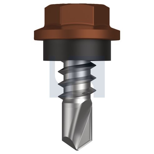 METAL SDS HEX HEAD + WASHER - TTEM4SH0818012 - Pack 1000