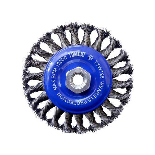 Tomcat 125mm Twistknot Wheel Brush Pack of 3