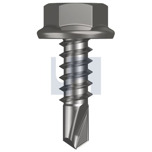 Hobson BDX METAL SDS FLANGED HEX HEAD - TWAM9FH1016016 - Pack 1000