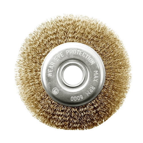 Tomcat 150mm x 12mm Multi-Bore Crimped Wheel Brush Pack of 3