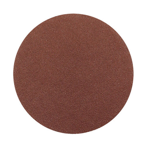 180mm (7") Red Aluminium Oxide Hook and Loop Paper Sanding Disc No Hole-25 Pack