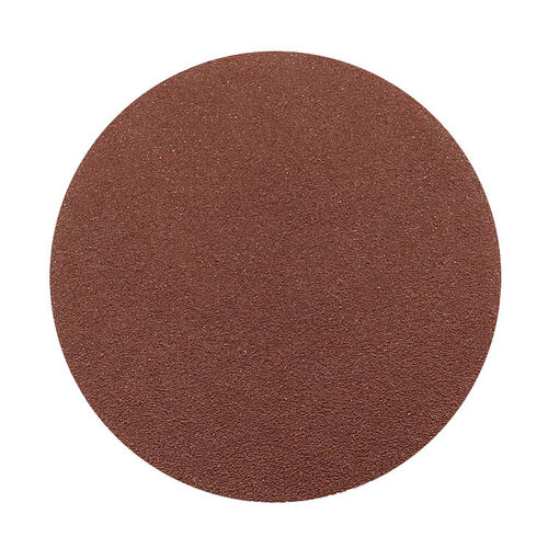 25 Pack-200mm (8") Red Aluminium Oxide Hook and Loop Paper Sanding Disc No Hole